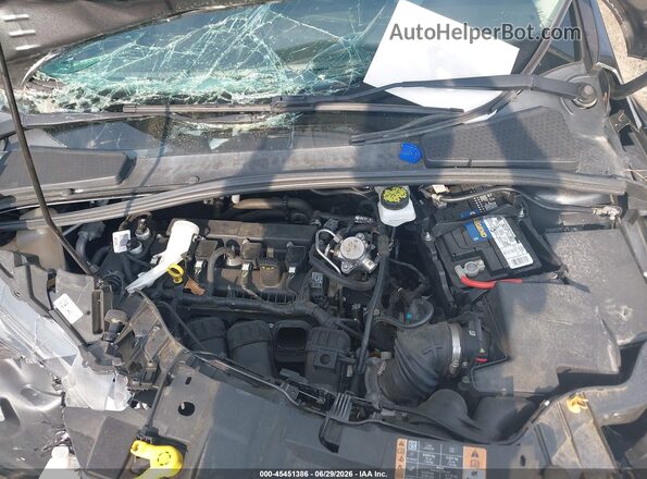 1FADP3H27JL283779 2018 FORD FOCUS Gray Widok z tyłu