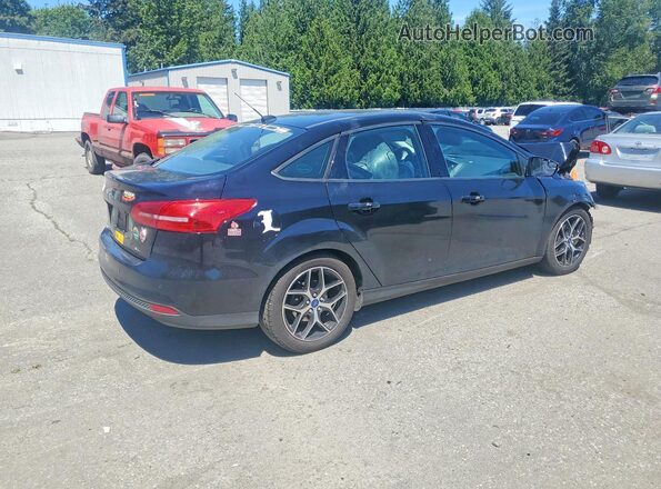 1FADP3H28HL253331 2017 FORD FOCUS Black Trasero derecho