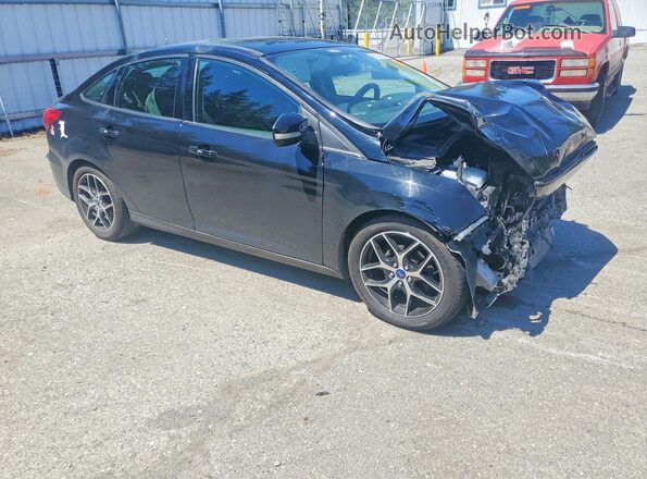 1FADP3H28HL253331 2017 FORD FOCUS Black Delantero derecho