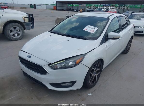 1FADP3H28JL293298 2018 FORD FOCUS White Առջևի ձախ երեք քառորդ տեսարան