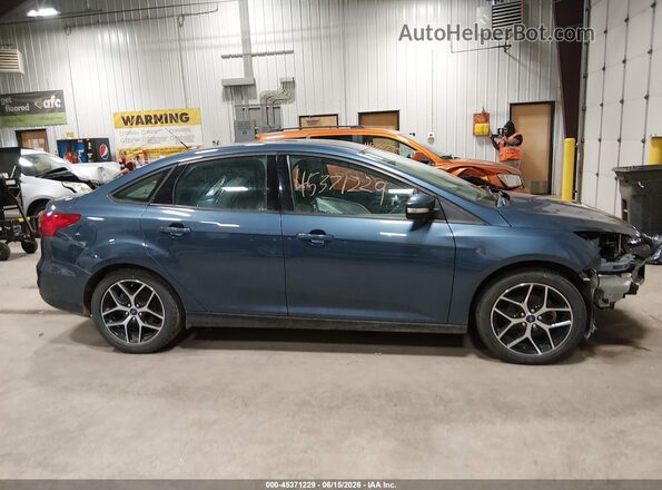 1FADP3H28JL319074 2018 FORD FOCUS Синий Панорамный вид салона 360°