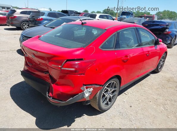 1FADP3H29HL279971 2017 FORD FOCUS Red 
