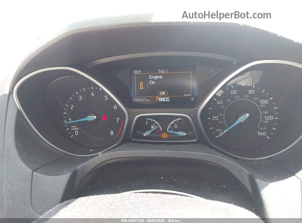 1FADP3H29HL279971 2017 FORD FOCUS Red 