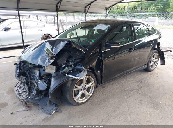 1FADP3J21GL210409 2016 FORD FOCUS Black Vista tres cuartos delantera izquierda