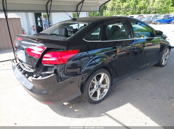 1FADP3J21GL210409 2016 FORD FOCUS Black Trasero derecho