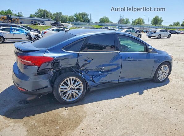 1FADP3J21JL246382 2018 FORD FOCUS Синий Задняя правая четверть