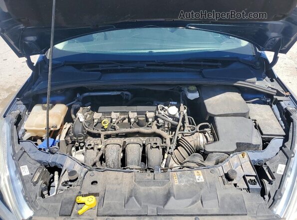 1FADP3J21JL246382 2018 FORD FOCUS Синий Вид задней части салона