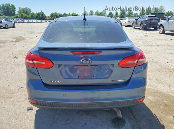 1FADP3J21JL246382 2018 FORD FOCUS Синий Вид сзади
