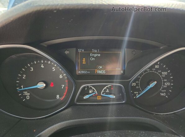 1FADP3J22JL309392 2018 FORD FOCUS Gray 