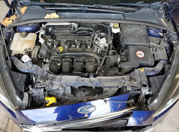 1FADP3J23HL314143 2017 FORD FOCUS Blue Rear interior view