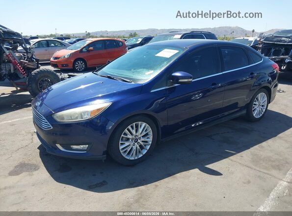 1FADP3J25GL234289 2016 FORD FOCUS Blue წინა მარცხენა ხედი სამი მეოთხედიდან