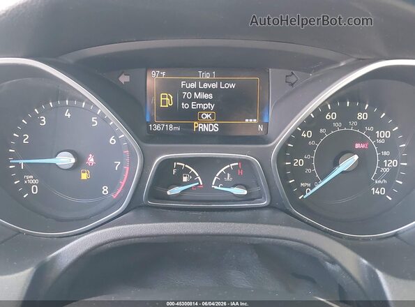 1FADP3J25GL234289 2016 FORD FOCUS Blue უკანა სავარძლების ხედი