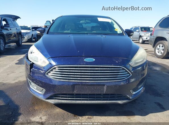 1FADP3J25GL234289 2016 FORD FOCUS Blue ხელსაწყოთა პანელის ხედი