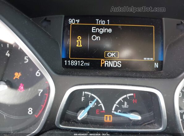 1FADP3J25HL264734 2017 FORD FOCUS Silver 