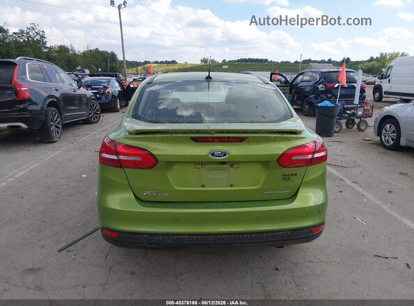 1FADP3J25JL274329 2018 FORD FOCUS Green 