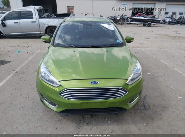 1FADP3J25JL274329 2018 FORD FOCUS Green Vista del cuadro de instrumentos