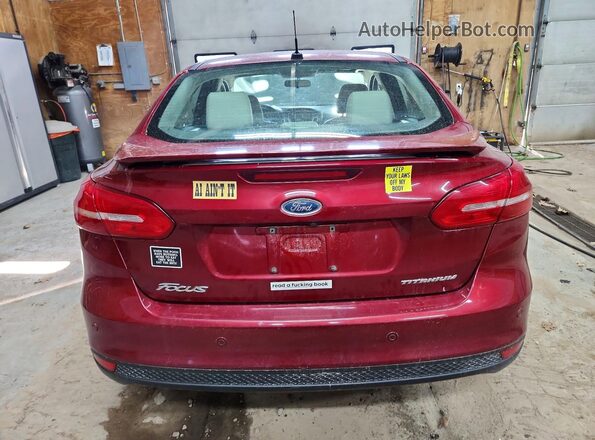 1FADP3J26HL264693 2017 FORD FOCUS Red 