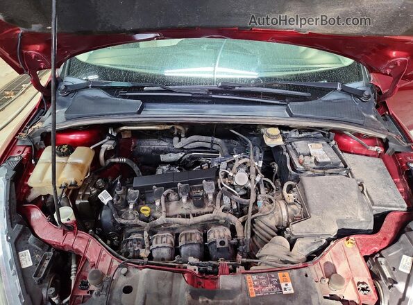 1FADP3J26HL264693 2017 FORD FOCUS Red 