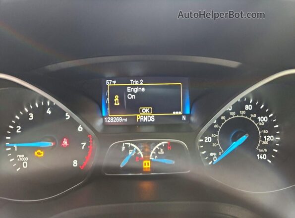 1FADP3J26HL264693 2017 FORD FOCUS Red 