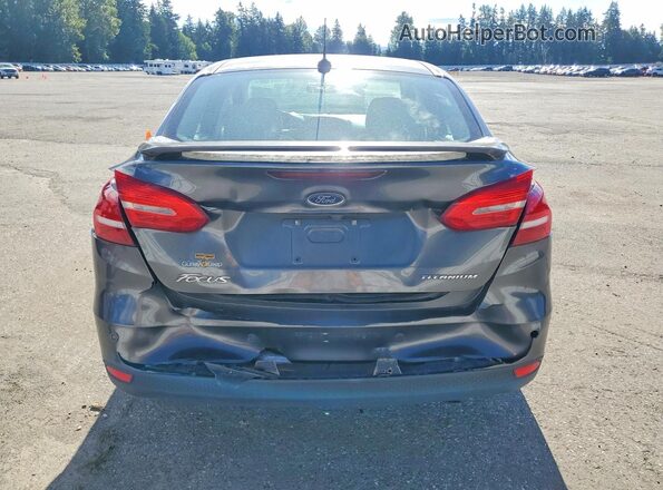 1FADP3J26JL283167 2018 FORD FOCUS Gray Вид ззаду