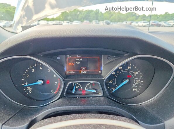 1FADP3J28HL260225 2017 FORD FOCUS Gray Սարքավորումների վահանակի տեսք