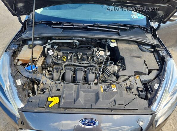 1FADP3J28HL260225 2017 FORD FOCUS Gray Սալոնի հետևի տեսք