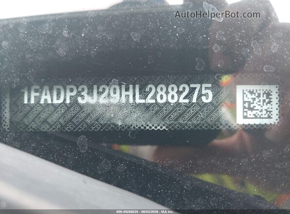 1FADP3J29HL288275 2017 FORD FOCUS Silver Engine compartment view