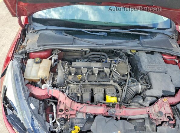 1FADP3K20GL311794 2016 FORD FOCUS Red უკანა სალონის ხედი