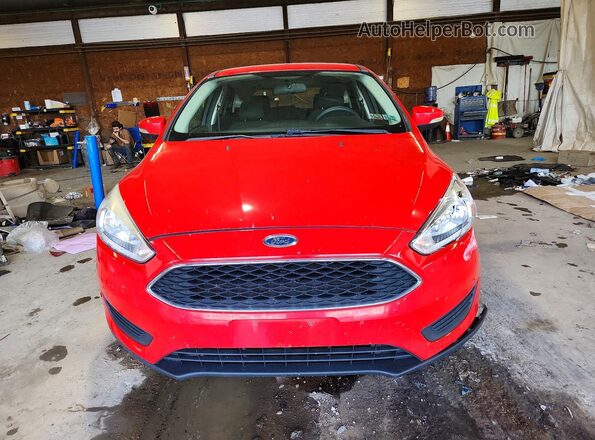 1FADP3K20HL232708 2017 FORD FOCUS Red Front view