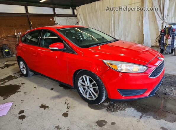 1FADP3K20HL232708 2017 FORD FOCUS Red Front right