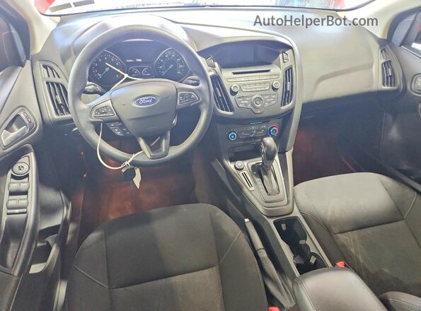 1FADP3K20HL232708 2017 FORD FOCUS Red Dashboard view