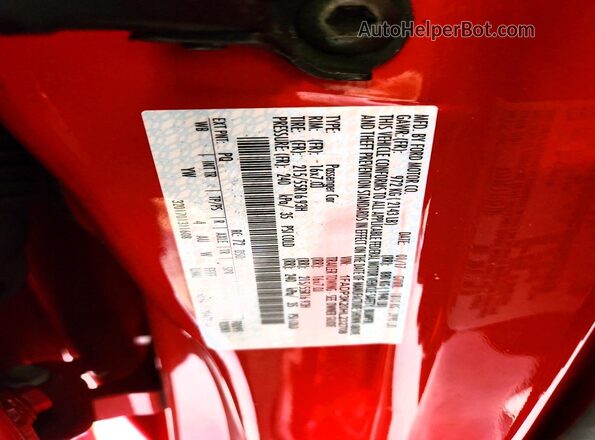 1FADP3K20HL232708 2017 FORD FOCUS Red Engine compartment view