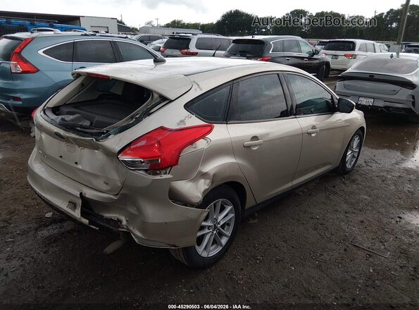1FADP3K20HL262887 2017 FORD FOCUS Gold უკანა მარჯვენა
