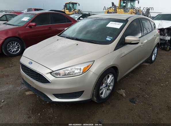 1FADP3K20HL262887 2017 FORD FOCUS Gold წინა მარცხენა ხედი სამი მეოთხედიდან