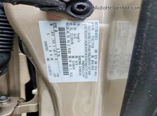 1FADP3K20JL275497 2018 FORD FOCUS Beige 