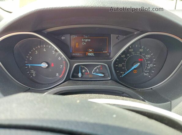 1FADP3K20JL322494 2018 FORD FOCUS Orange Vista del cuadro de instrumentos