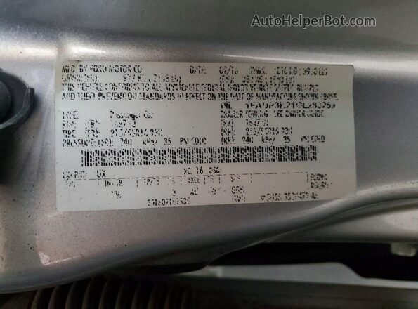 1FADP3K21GL283259 2016 FORD FOCUS Silver Widok komory silnika