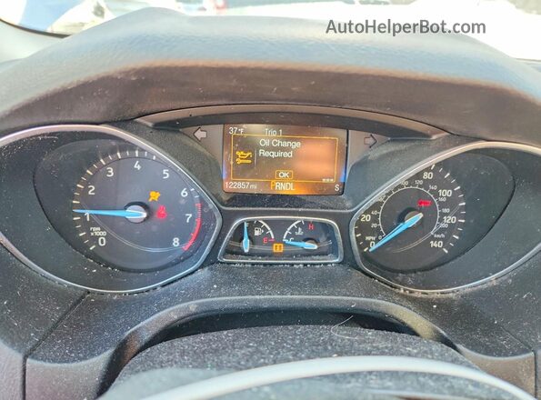 1FADP3K21HL248190 2017 FORD FOCUS Silver Widok zestawu wskaźników
