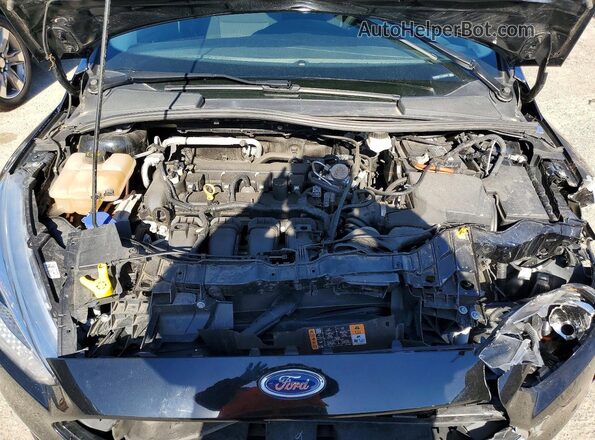 1FADP3K21JL236370 2018 FORD FOCUS Черный Вид задней части салона