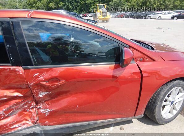 1FADP3K21JL269580 2018 FORD FOCUS Оранжевый Вид салона спереди