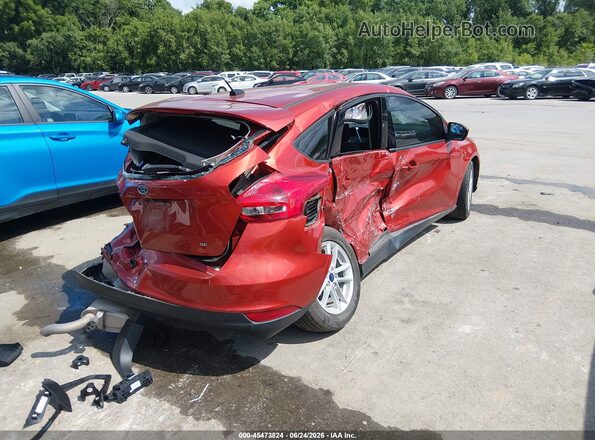 1FADP3K21JL269580 2018 FORD FOCUS Оранжевый Задняя правая четверть