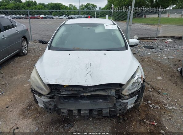 1FADP3K22GL205959 2016 FORD FOCUS White Vista del cuadro de instrumentos