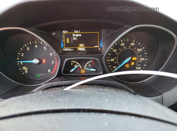 1FADP3K22GL213317 2016 FORD FOCUS Red Սարքավորումների վահանակի տեսք