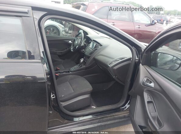 1FADP3K22GL236757 2016 FORD FOCUS Black Widok wnętrza z przodu