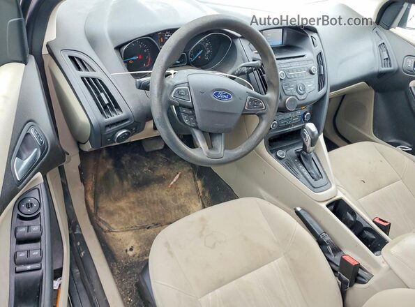 1FADP3K22GL357532 2016 FORD FOCUS Gray Вид панелі приладів