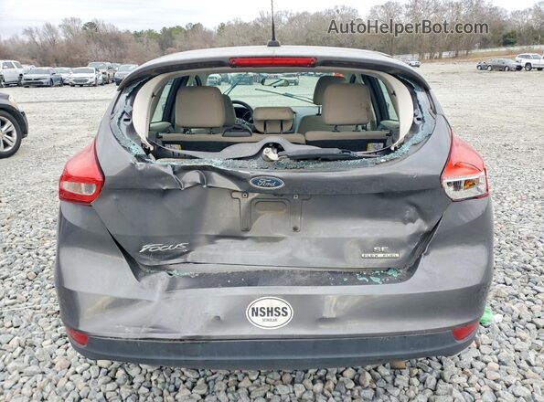 1FADP3K22GL357532 2016 FORD FOCUS Gray Вид ззаду