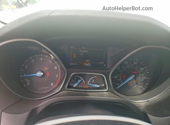 1FADP3K22HL211469 2017 FORD FOCUS Black 