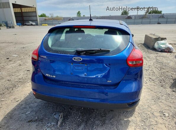 1FADP3K22JL222400 2018 FORD FOCUS Blue Rear view