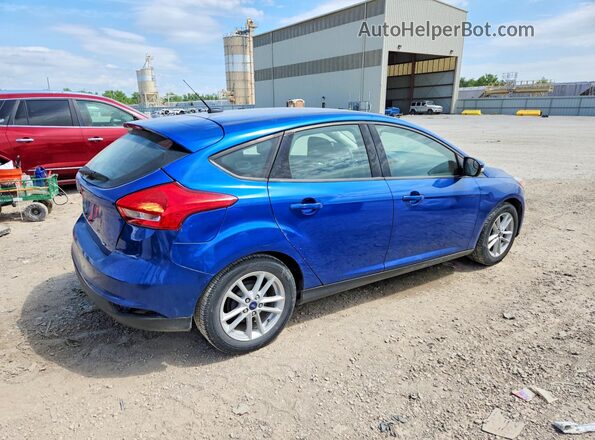 1FADP3K22JL222400 2018 FORD FOCUS Blue Rear right