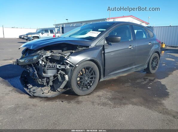 1FADP3K22JL315269 2018 FORD FOCUS Gray Vista tres cuartos delantera izquierda
